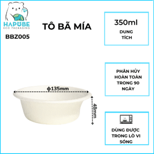 Alternative view of Bát Bã Mía Trắng 350ml