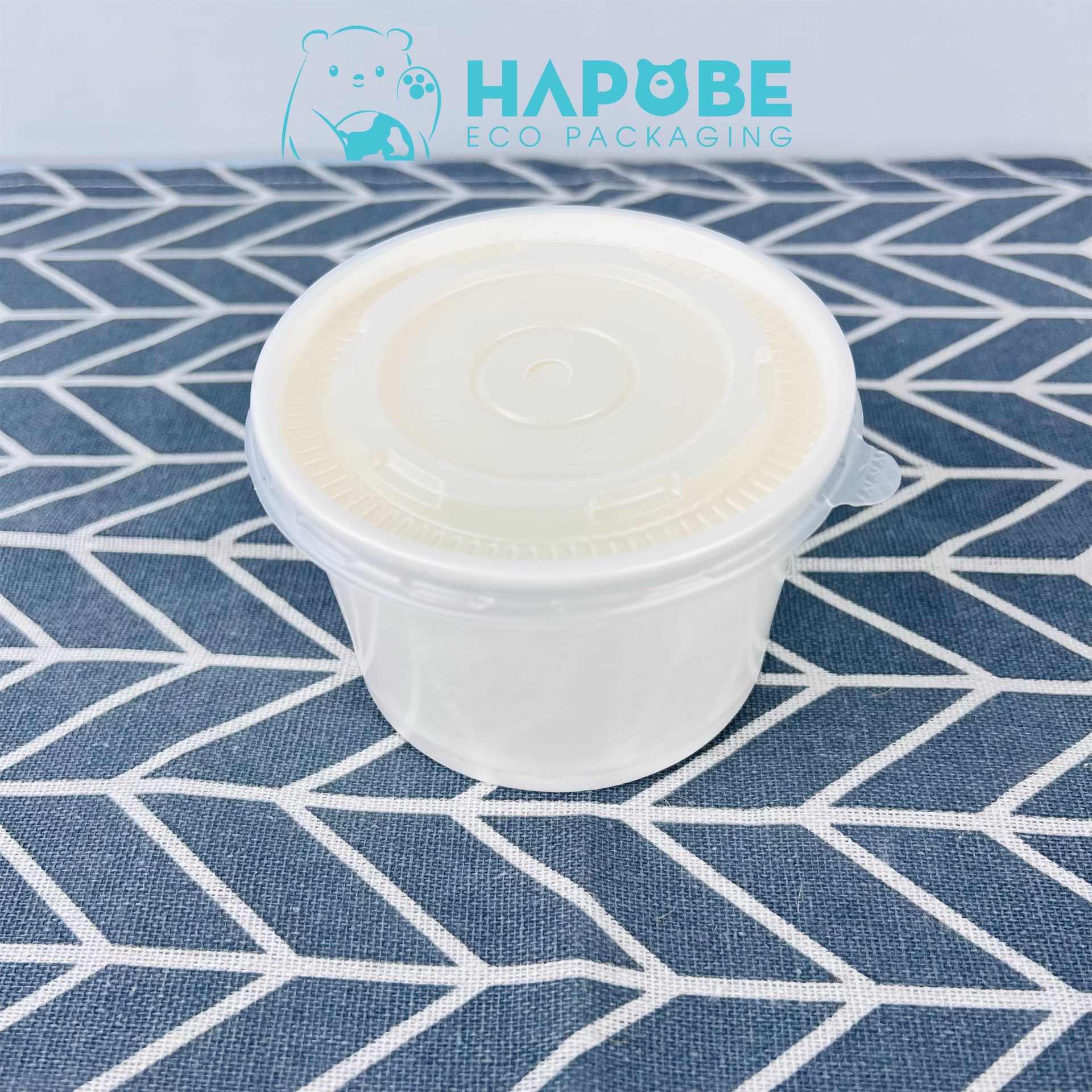 Tô Giấy 2PE Trắng 300ml Kèm Nắp - Ảnh 3