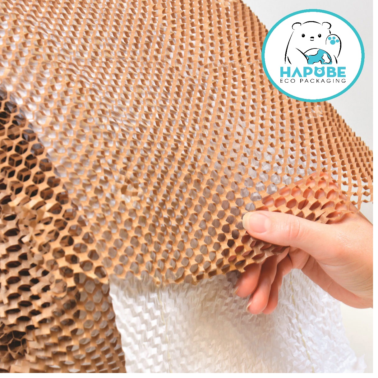 Cuộn Giấy Kraft Tổ Ong Nâu - Ảnh 8