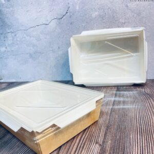 Alternative view of Hộp Giấy Chữ Nhật Nắp PET