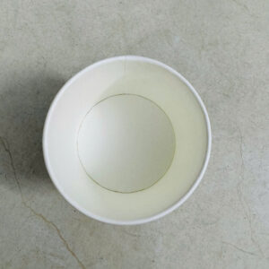 Alternative view of Tô Giấy 2PE Trắng 270ml Kèm Nắp