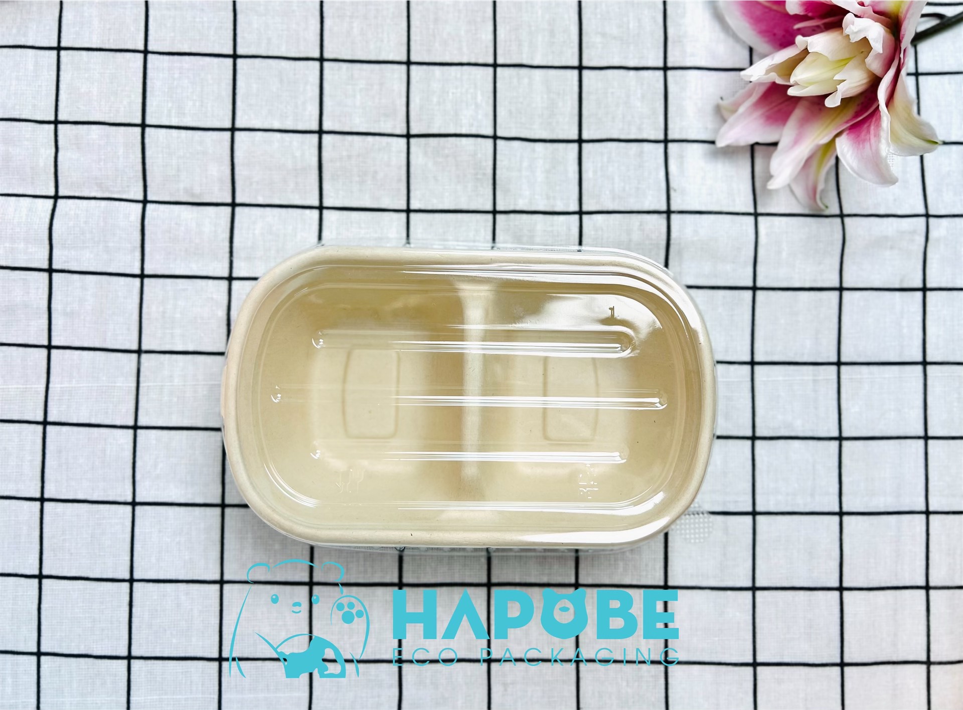 Hộp Bã Mía Oval 2 Ngăn 700ml - Ảnh 2