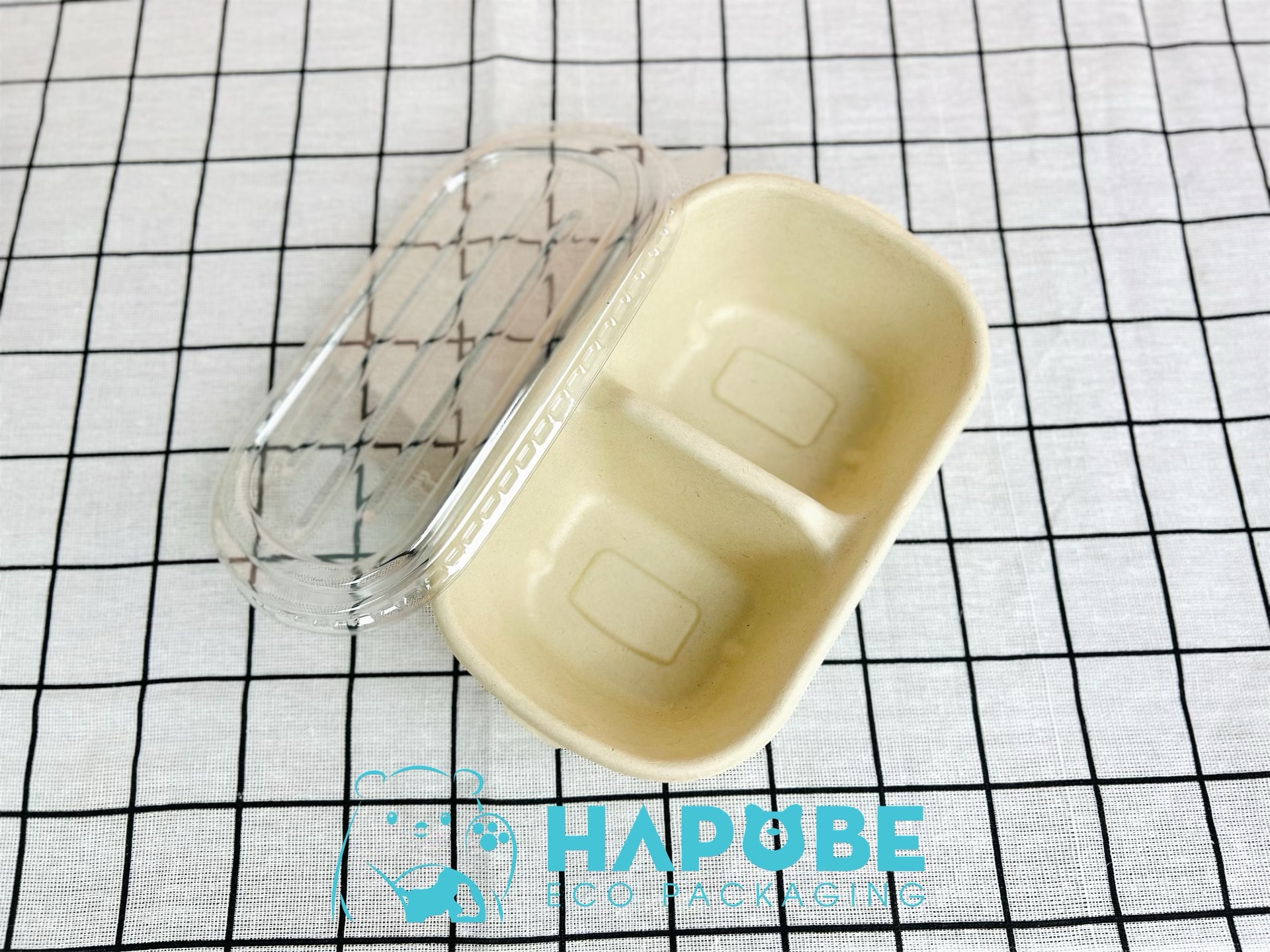 Hộp Bã Mía Oval 2 Ngăn 700ml - Ảnh 4