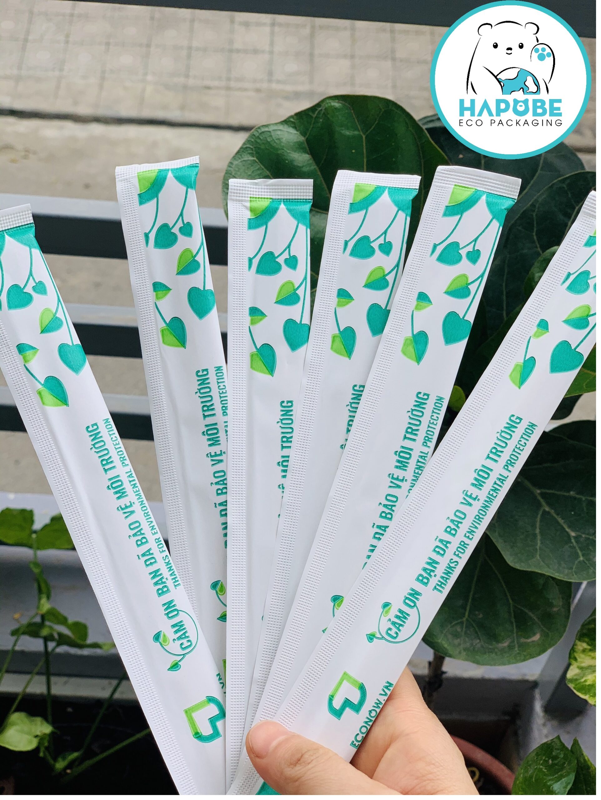 Đũa gỗ kèm tăm - Ảnh 3