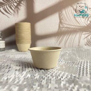 Cốc Bã Mía Nâu 4oz