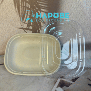 Alternative view of Hộp Bã Mía Oval Nâu 850ml