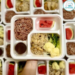 Alternative view of Hộp Bã Mía 3 Ngăn Trắng 1000ml