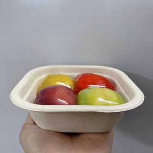 Alternative view of Hộp Bã Mía Vuông Nâu 280ml