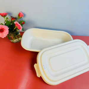 Hộp Bã Mía Z-Oval Nâu 750ml