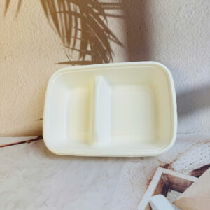 Alternative view of Hộp Bã Mía 2 Ngăn Trắng 790ml