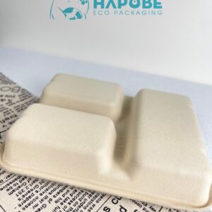 Alternative view of Hộp Bã Mía 3 Ngăn Nâu 900ml