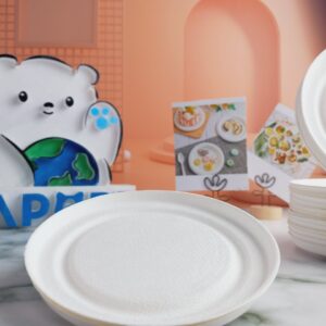 Alternative view of Đĩa Bã Mía Sinh Nhật 11.5cm trắng