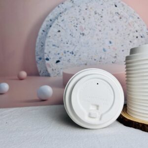 Alternative view of Nắp Cốc Bã Mía Hot Coffee Có Nút 90mm