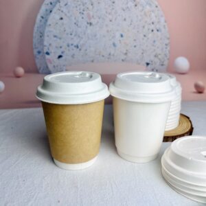 Nắp Cốc Bã Mía Hot Coffee Có Nút 90mm